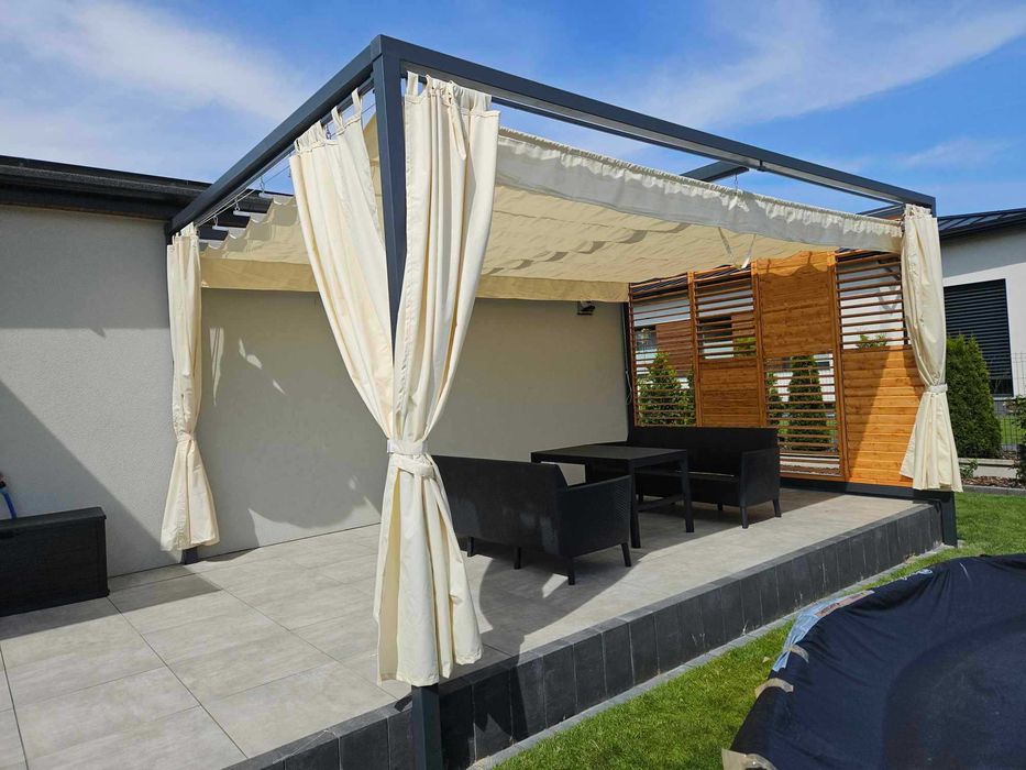 Żaluzje tarasowe do : pergola altana taras balkon ogród.