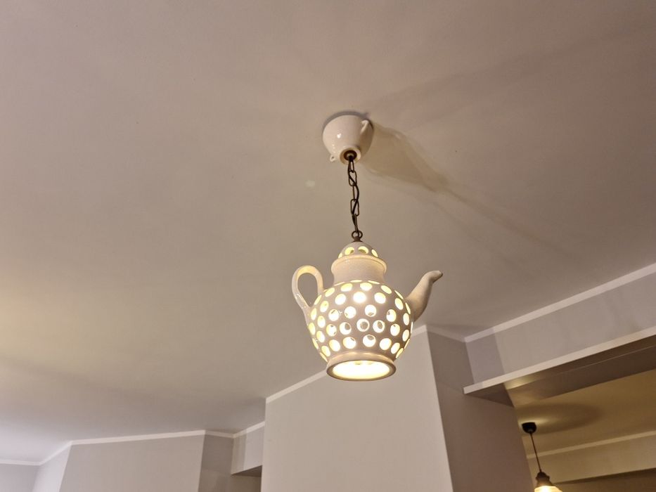 Duzy zestaw  rustykalnych lamp