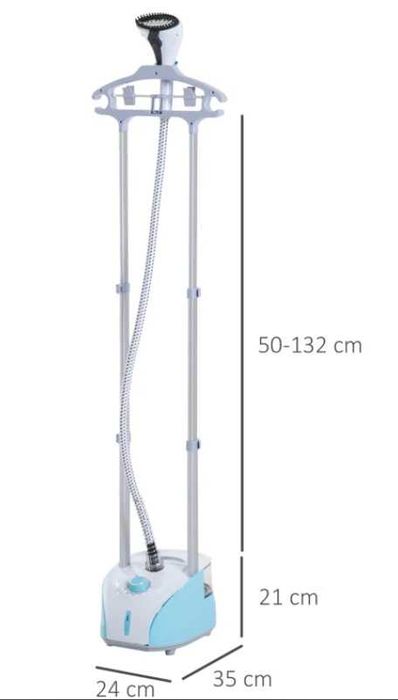 HOMCOM Ferro de Engomar a Vapor para Roupa 1800W