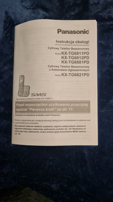 Telefon cyfrowy, bezsznurowy  Panasonic