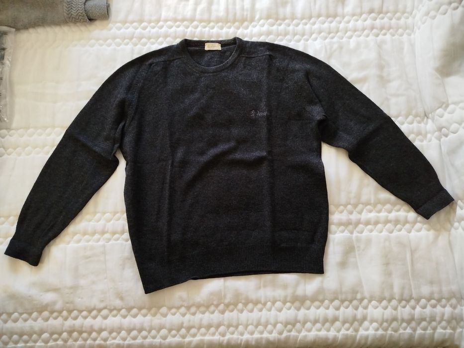 Camisola de malha marca Pringle of Scotland em 100% lã pura