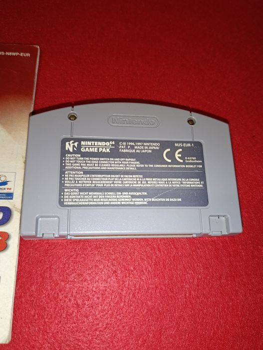 Jogo Nintendo 64 World CUP 98