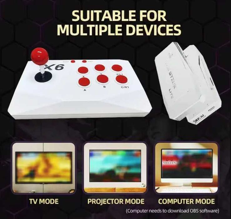 Consola 2-Joystick sem fios/20.000 Jogos