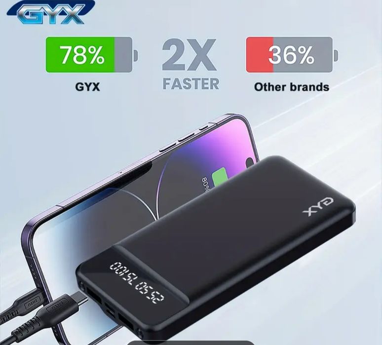 Новий павербанк 20000мАч