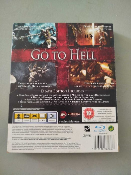 Dante's Inferno - Death Edition Playstation 3