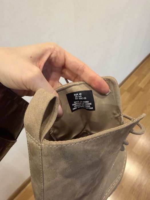 Черевики з натуральної замші H&M