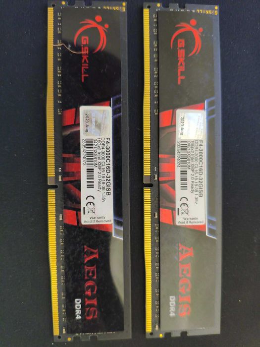 pamiec ram 32 GB DDR4 G.Skill Aegis 2 x 16GB 3000Mhz
