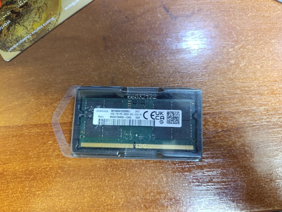 Оперативна пам'ять для ноутбука SO-DIMM DDR5 16GB PC5-38400 4800MHz