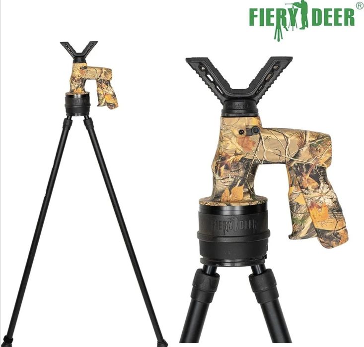!!Pastorał myśliwski dwójnóg automatyczny statyw na broń FIERY DEER 155 cm PREMIUM!!