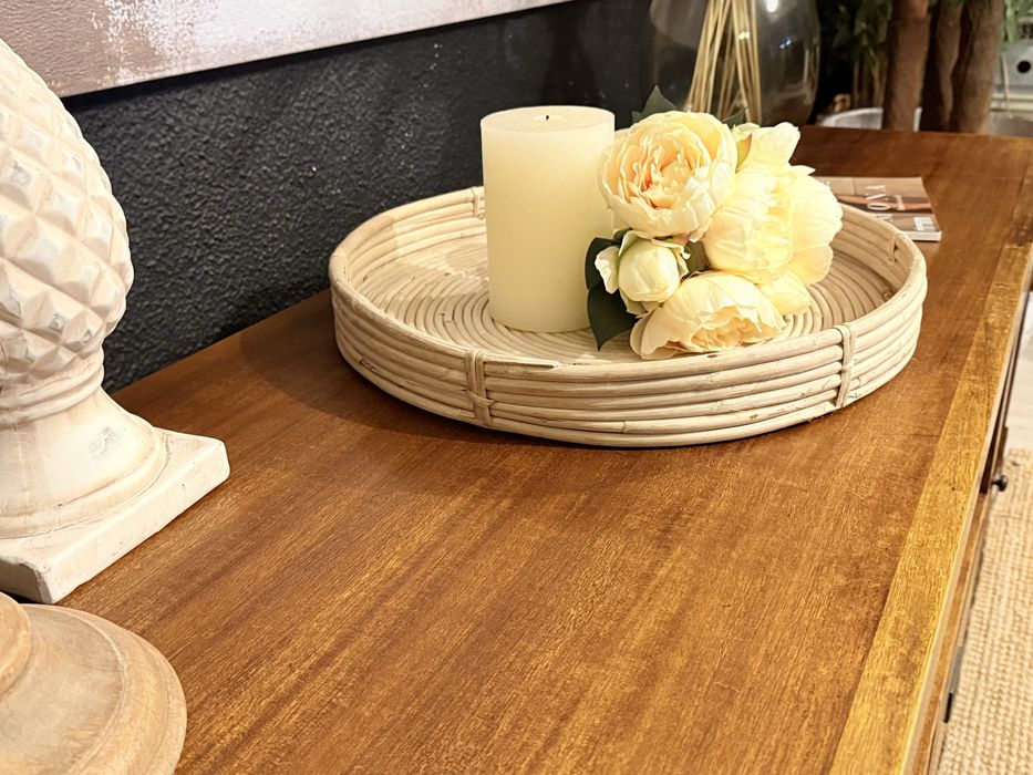 aparador, consola, armario, movel tv, acacia, arboretto, rustico