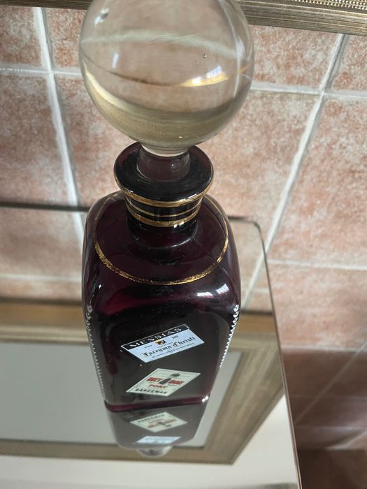 Garrafa vidro antiga