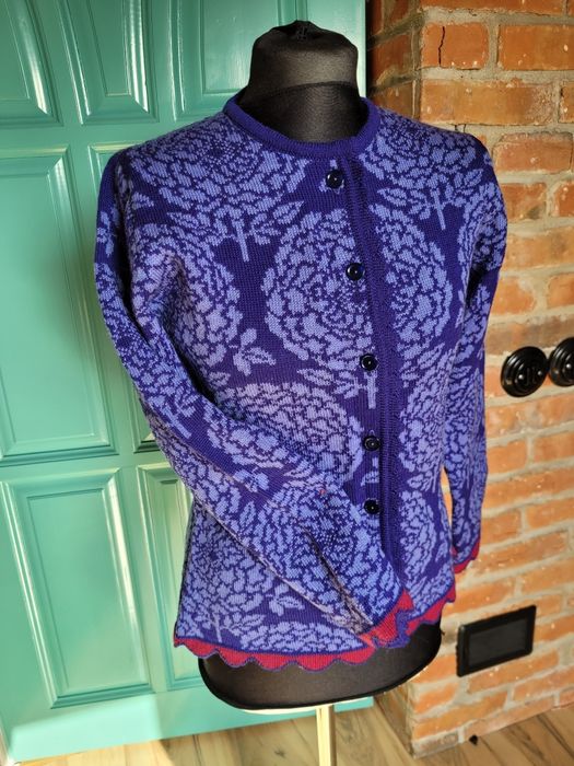 OLEANA r M S XS 100proc wełna nowy termiczny sweter