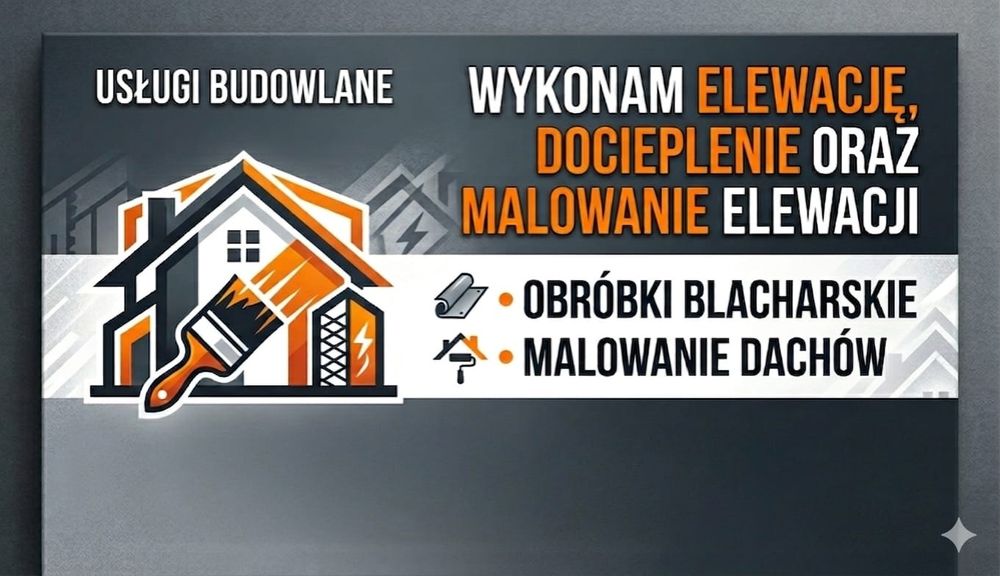 Wykonam kompleksowe docieplenia i elewacje budynków!
