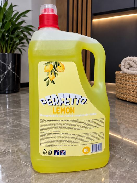 Sprzedam płyn do ręcznego mycia naczyń PERFETTO Lemon 5L.