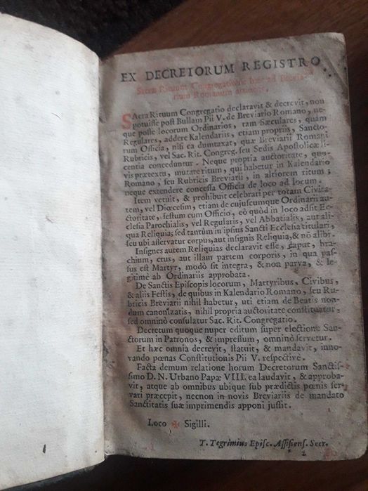 Breviário Romano, 4 volumes, 1731