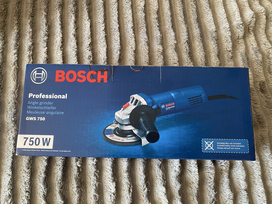 !Нова!! Кутова шліфмашина BOSCH Professional GWS 750