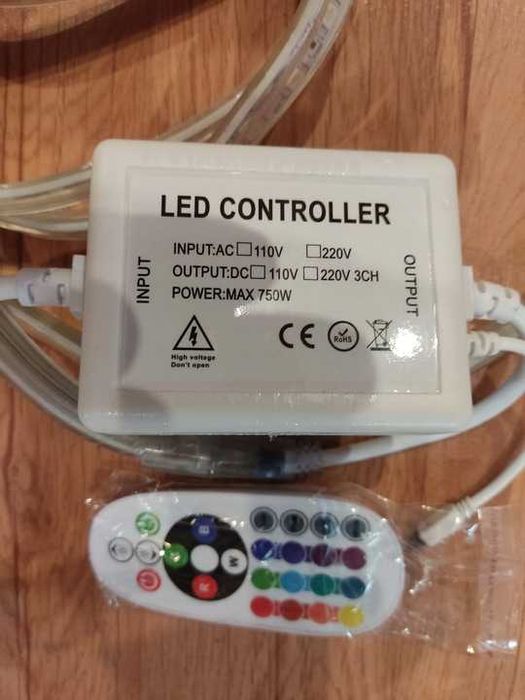 5050 Zestaw taśma 60LED/m wąż 3m wielokolorowyIP65