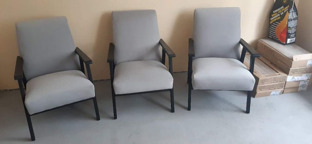 Fotel lisek PRL odnowiony