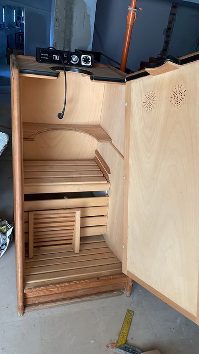 Sauna em perfeitas condições