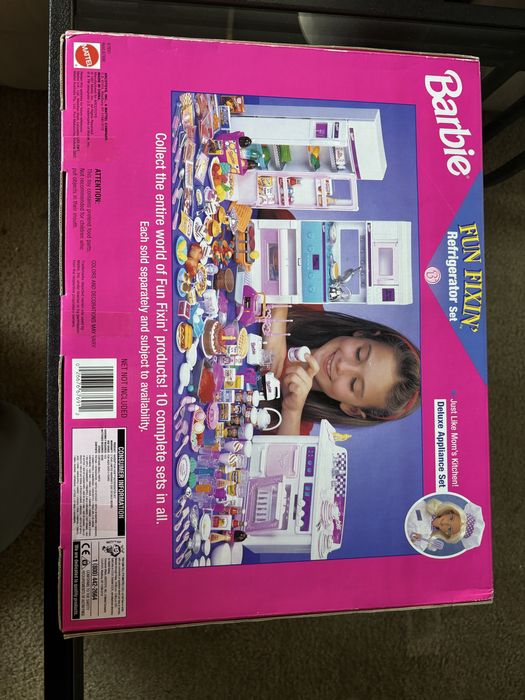 1997 Zestaw Mattel Barbie Fun Fixin Refrigerator