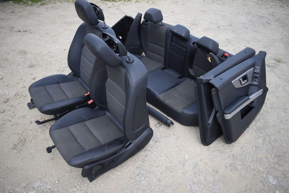 fotel fotele kanapa boczek skóra MERCEDES GLK X204 10r.komplet