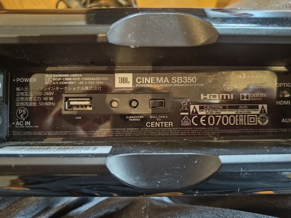 JBL cinema SB350