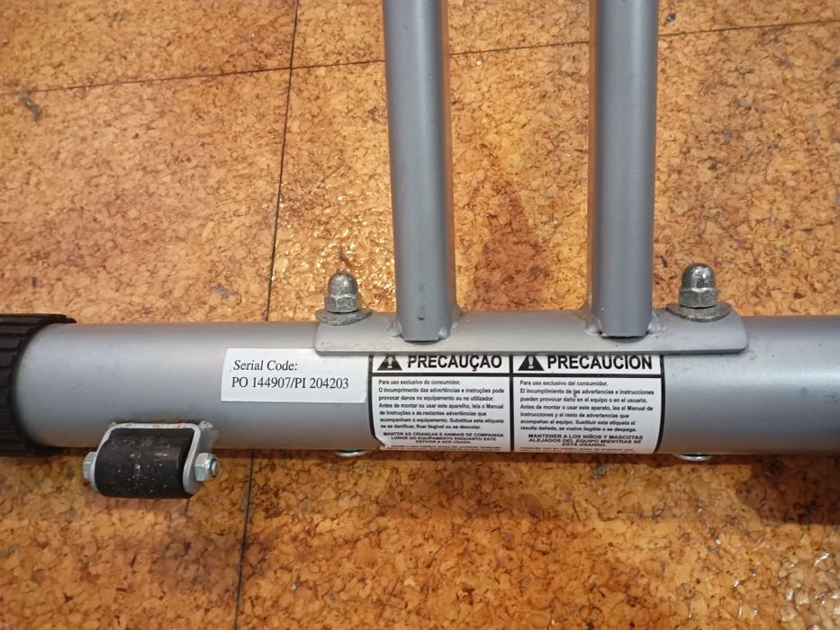 bicicleta estática/recumbente dobrável e multifuncional, do modelo DualFit