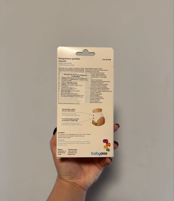 Одноразові післяпологові труси BabyOno 5 шт. р. XL