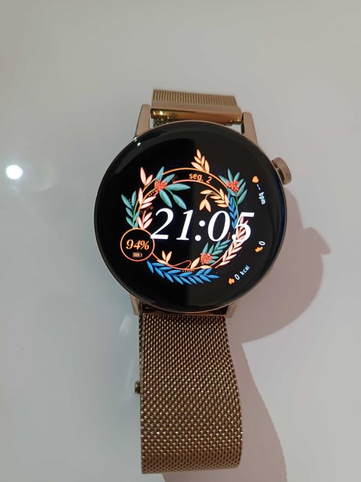 Smartwatch HUAWEI Watch GT3 Elegant 42mm Dourado Alvelos • OLX Portugal