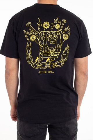 Vans x Spongebob (S-M) Jump T-Shirt футболка чоловіча чорна ванс венс