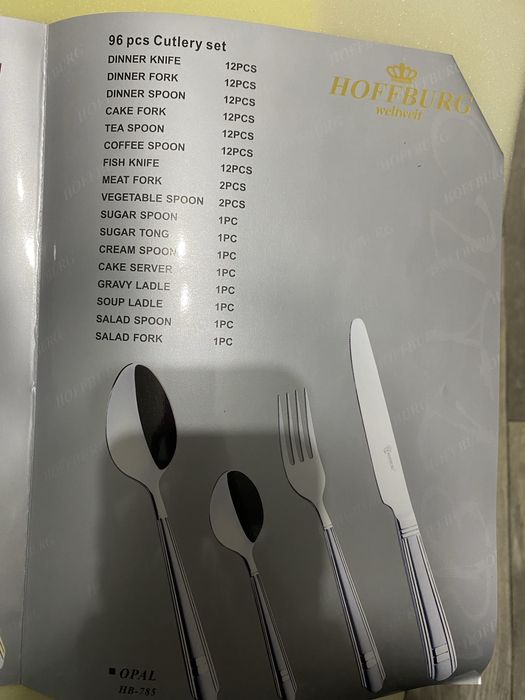 Sztućce w drewnianej kasecie marki Hoffburg