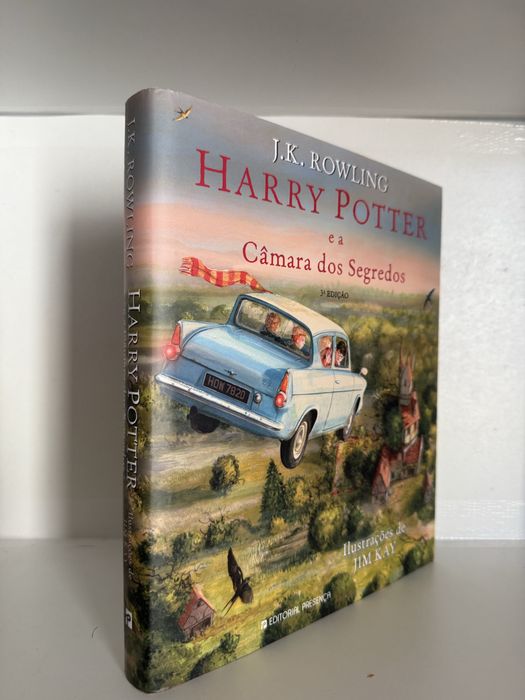 Livro Harry Potter e a Camara dos Segredos ilustrado