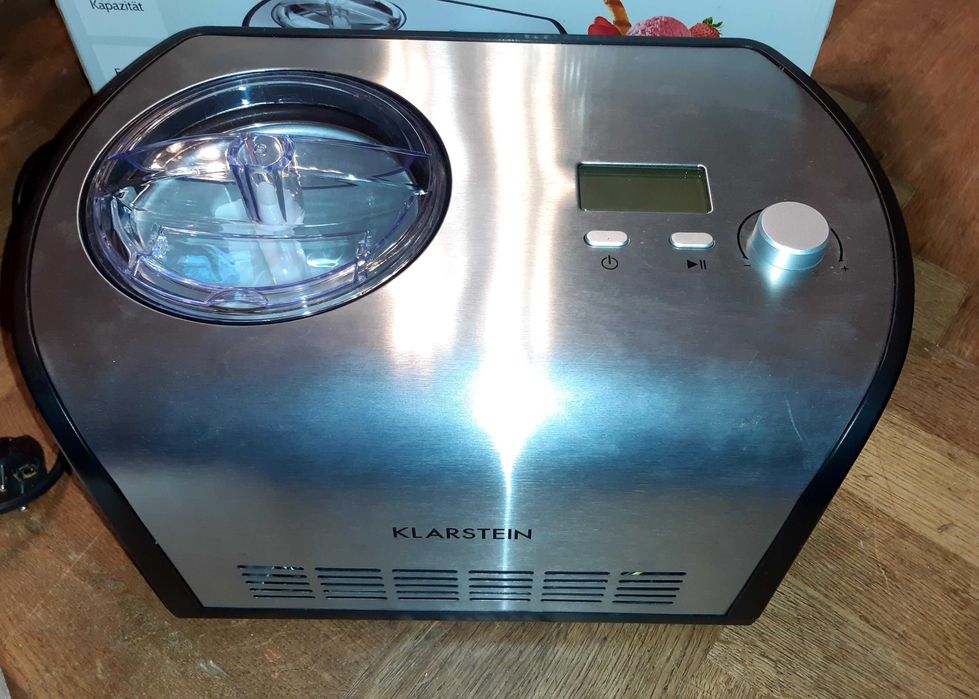 Klarstein maszyna do Lodów z Kompresorem Srebrna 1.2L 135W