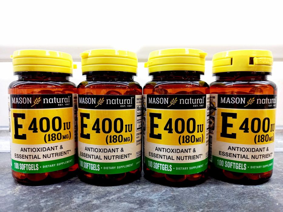Mason Natural, Vitamin E-400 (100 капс.), витамин Е-400, вітамін Е
