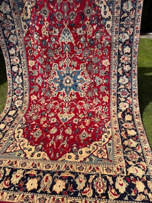 Nowy Dywan Wełniany Kaszmirowy Perski Iran Keshan 340x200 gal. 28 tyś
