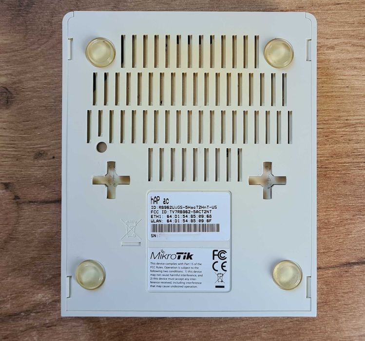 WI-FI маршрутизатор роутер USB MikroTik hAP ac RB962UiGS-5HacT2HnT-US