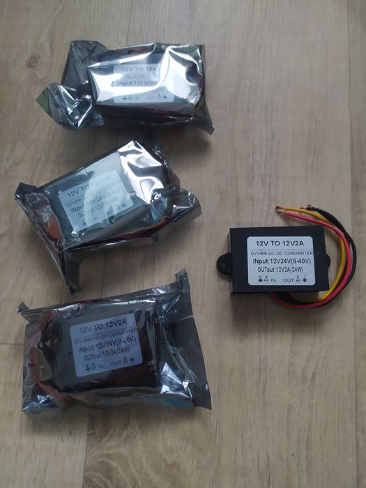 Стабилизатор напряжения 12в 2А (8-40в) герметичный