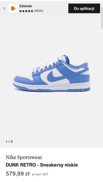 Nike Buty męskie/ junior NIKE DUNK RETRO -45