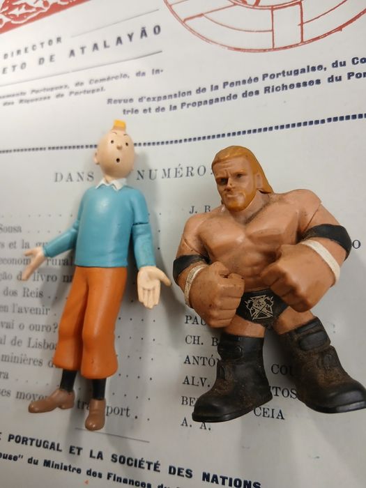 Tintin antigo e wwe