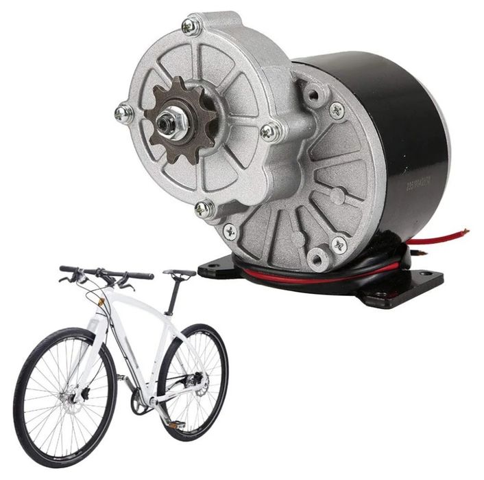 Motor de Redução de Engrenagem MY1016Z, 24V 250W 14A 275 RPM Motor Elétrico DC Motor Elétrico de Bicicleta Com Roda Dentada de 9 Dentes