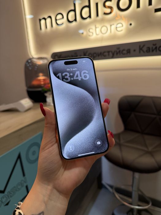 Iphone 15 Pro 256 Gb White Titanium 100% Акб Розстрочка Обмін Магазин
