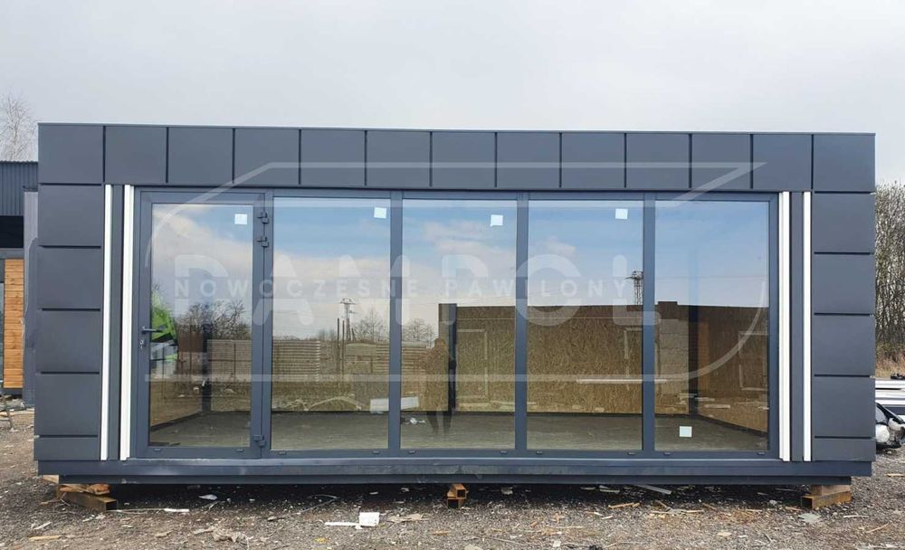 drzwi aluminiowe - witryna 2300 x 2700 Producent Stolarki Dampol