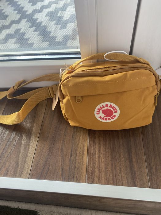 Nowa nerka saszetka Kanken Fjallraven musztardowa