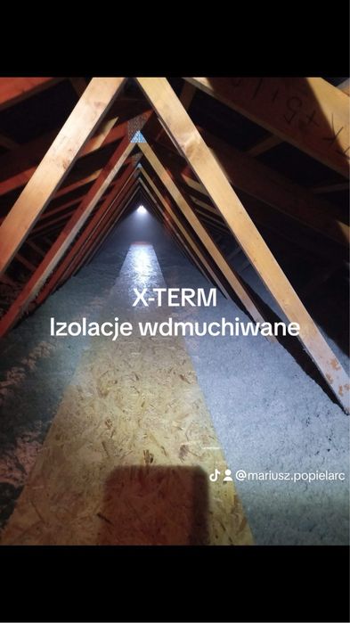 Ociplenia poddaszy welna celulozowa,mineralna Naprawy izolacji