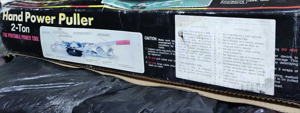 Guincho manual 2 toneladas (NOVO)