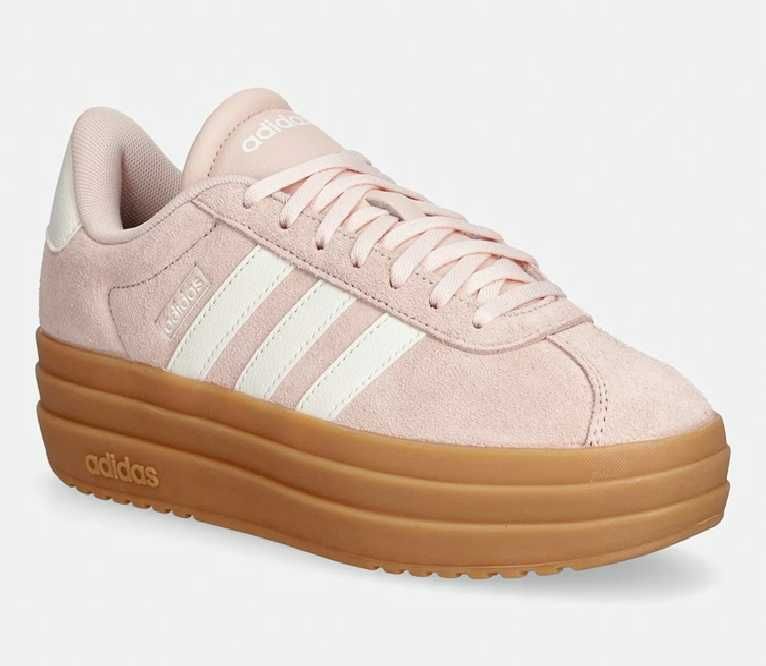 Замшеві кросівки adidas VL Court Bold (оригінал).