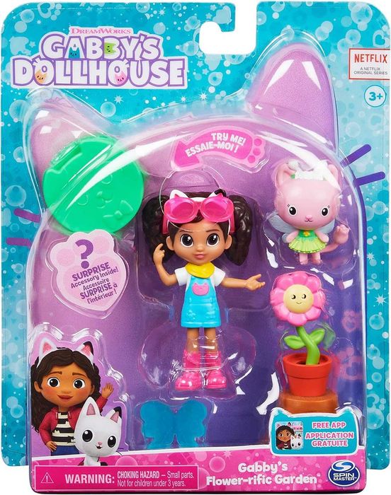 Gabbys Dollhouse,будиночок Габбі,садовий набір Flower-Rific.фея Кітті