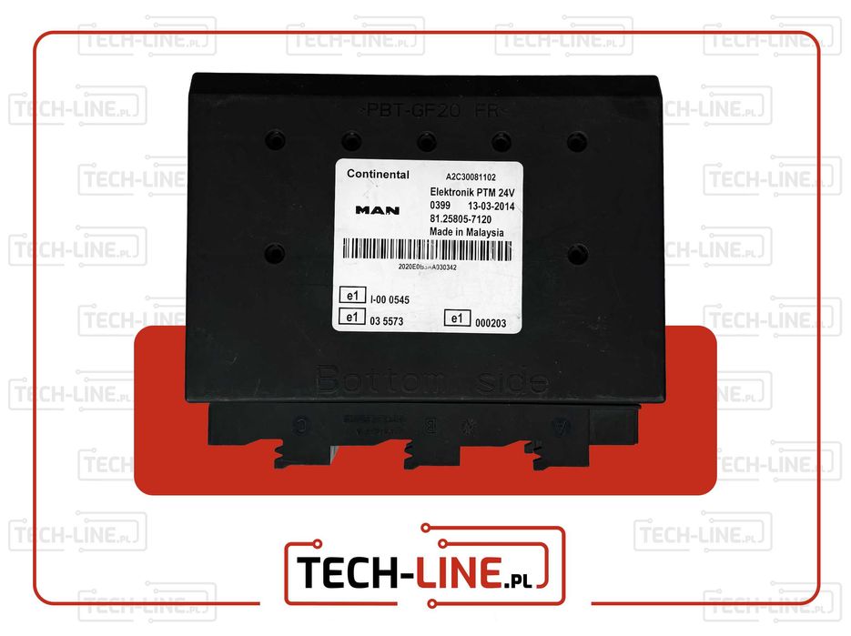 PTM, FFR sterownik komputer MAN TGA, TGX naprawa, gwarancja