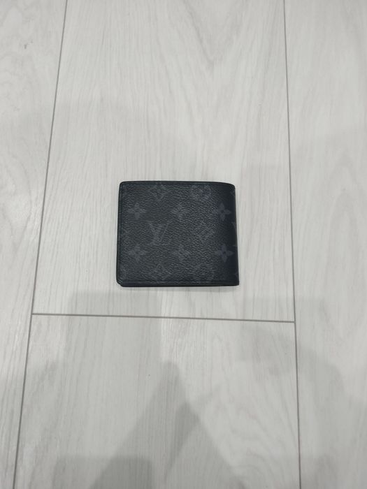 Louis Vuitton-czarny portfel męski