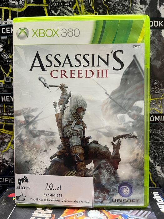 Assassin's Creed III | xbox 360 | Sklep | Kraków | Wysyłka | Wymiana